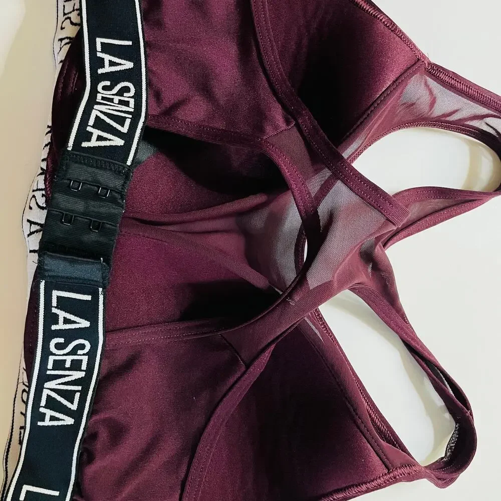 La Senza Mesh Detail work Out Bralette Large